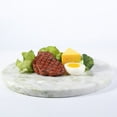 thumbnail image 2 of Koville Luxury Marble Granite Cutting Board for Kitchen,Round, 11*11in, Bianco Palomino, 2 of 5