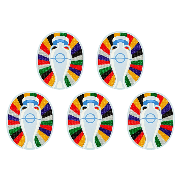 Calcomanías Termoadhesivas Con Logotipo La UEFA Euro 2024 Lavables Y Duraderas