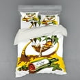 thumbnail image 2 of Ambesonne Beach Bedding Set 3 Pcs, Message in Bottle Summer, Twin XL, White Green Yellow, 2 of 3