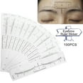 thumbnail image 3 of Règle de Sourcil, 100pcs / Set Mesure de Règle de Sourcil Jetable Solide Performance, 3 of 14