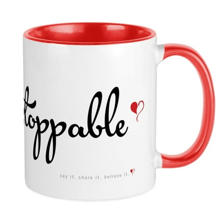 

CafePress - I Am Unstoppable Mugs - Ceramic Coffee Tea Novelty Mug Cup 11 oz