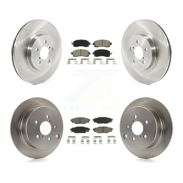 CMX Front Rear Disc Brake Rotors and Ceramic Pads Kit for Car Subaru Crosstrek Impreza K8C-100821