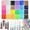 A, variant on Colorful DIY Rhinestone Kit with 24 Colors, Acrylic Craft Gems for Nail Art, Shoes, Hats, Diamond Art, Phone Cases & Bedazzled Crafts