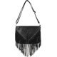 thumbnail image 1 of LHSHID Women Tassel Faux Leather Cross Body Shoulder Bag Boho Hobo Bag, 1 of 8