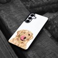 thumbnail image 4 of WIRESTER Shockproof Soft Rubber Cover Case for Samsung Galaxy S25 FE 5G 6.7" 2025, Winking Golden Retriever Dog, 4 of 5