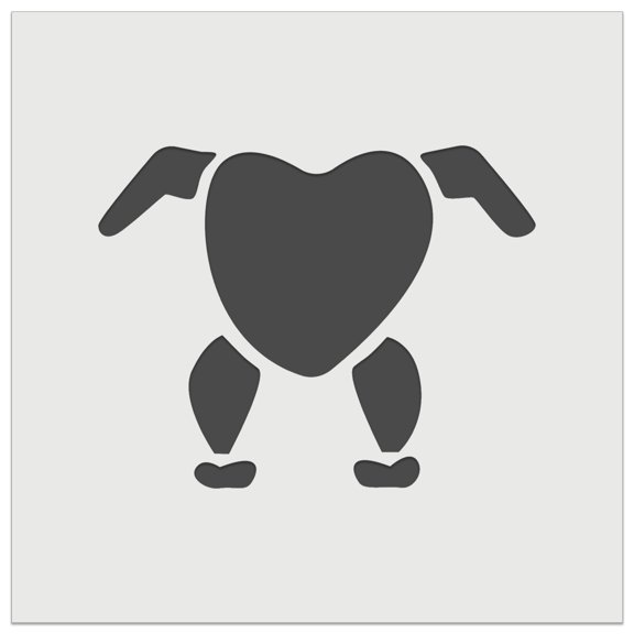Headless Chicken DIY Cookie Wall Craft Stencil - 3.5 Inch