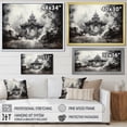 thumbnail image 4 of Designart "Spiritual Glow at a Thai Temple I" Thailand Floater Framed Wall Art Print, 4 of 7