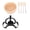 Beige, variant on Riousery Beige Ceramic Cheese Fondue Pot Set with Metal Stand and 5 Forks, Perfect for Melting Chocolate and Ice Cream, Multi-Functional Personal Hot Pot
