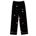 thumbnail image 6 of CZHJS Valentine's Day Womens Pajamas Long Sleeve Party Holiday Loungewear Matching Outfits Pj Sets Plus Size Pajama Wide Leg Pants and Button Down Collared Shirts Sets2 Piece, 6 of 7