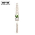 thumbnail image 2 of Bearachild Cestas colgantes 100 hechas a mano, soporte para plantas, macramé, colgador de plantas, maceta para colgar en la pared interior, soporte para Jardín y Patio No.08 Bearachild HA001777-08, 2 of 6