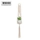 thumbnail image 3 of Yuarrent Cestas colgantes 100 hechas a mano, soporte para plantas, macramé, colgador de plantas, maceta para colgar en la pared interior, soporte para Jardín y Patio No.08 Yuarrent HA001777-08, 3 of 6