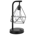 thumbnail image 1 of Lampe de table LED en fer forgé, veilleuse de chevet pour chambre, bar, décoration, cadeau, 1 of 4