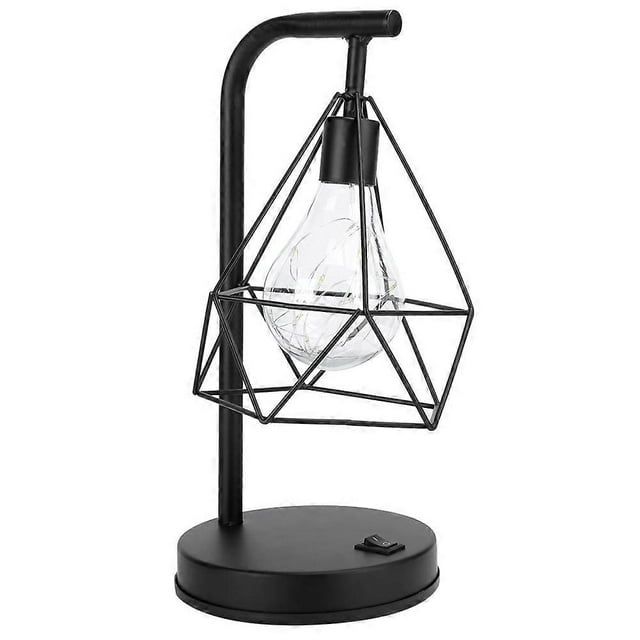 Lampe de table LED en fer forgé, veilleuse de chevet pour chambre, bar, décoration, cadeau