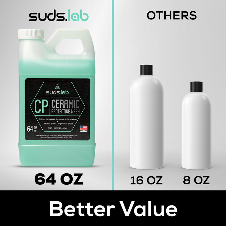 Suds Lab Ceramic Protective Vehicle Wash - 64 oz bottle – USBAZ