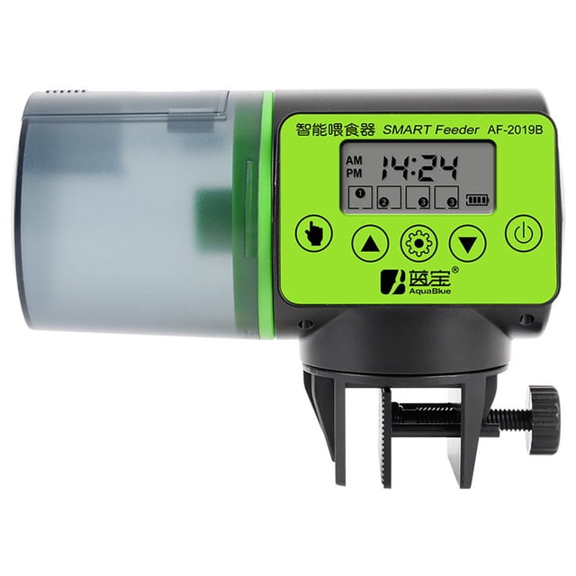 Yeacher Intelligent Automatic Fish Feeder Aquarium Fish Bowl Electrical Timer Feeder Food Feeding Portable 200ml Large Capacity Fish Feeder Tool