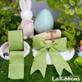 thumbnail image 6 of LaRibbons Easter Ribbon Wired 2.5 Inch x 12 Yards, Buffalo Bunny Carrot Wired Edge Ribbon for Easter Baskets Spring Crafts Wrapping Wreath Bow DIY Decorative, 6 of 10