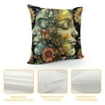 thumbnail image 4 of ONETECH Vintage Throw Pillow Covers Decorative Moon with Floral Botanical Throw Pillow Cases for Couch Sofa Home Living Room, 4 of 5