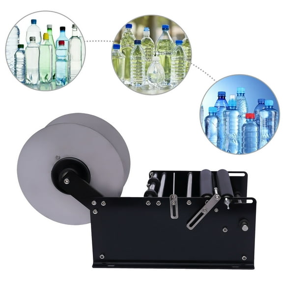 SHZICMY MT-30 Semi-Auto Bottle Label Applicator Round Bottle Labeling Machine Labeler