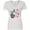 AA-White, variant on Inktastic Cat Versus Valentine’s Day Hearts with Wings Women's V-Neck T-Shirt