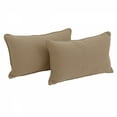 thumbnail image 2 of Blazing Needles 20-inch by 12-inch Double-corded Solid Twill Back Support Pillows with Inserts (Set of 2)-Style:SAGE, 2 of 5