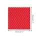 thumbnail image 3 of BUFANDAS DE ALGODÓN MEZCLADO CON LUNARES IMPRESOS INSPIRE CHIC para Mujeres, Pañuelo de Cabeza Cuadrado Pequeño Retro de los Años 50 21.7x21.7" Rojo, 3 of 6