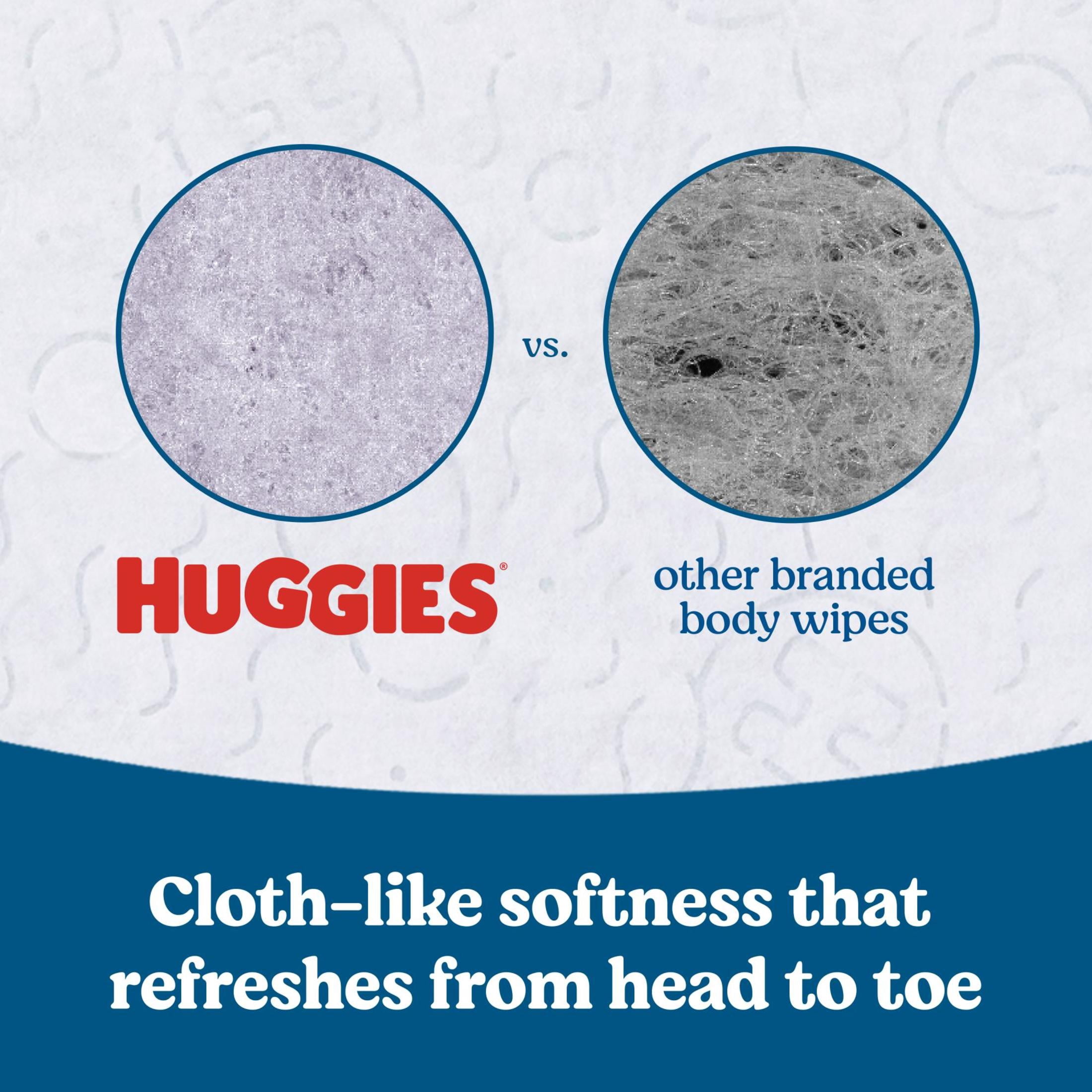 (8 pack) Huggies Extra Large Unscented Wipes, 1 Flip-Top Pack, 42 Count