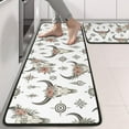 thumbnail image 2 of Kitchen Rugs Sets Of 2,White Buffalo Skull Flower Geometric Pattern Anti Fatigue Kitchen Mat Rugs Non Slip Washable,Decorative Kitchen Floor Mats for Kitchen,Sink,Laundry,17"x47"+17"x47", 2 of 5