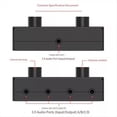 thumbnail image 2 of 2Pcs HIFI 4-Way Bi-Directional 3.5mm Stereo Audio Switcher with Mute Button for PC Headphones Speakers 4 Inputs 1 Output, 2 of 7