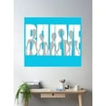 thumbnail image 2 of Believe Alien Silhouette Poster Wall Art, Modern Wall Decor For Living Room Bedroom, 12x18 UNFRAMED, 2 of 3