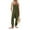 Armygreen, variant on Ekouaer Baggy Jumpsuits for Women V Neck Sleeveless Overall Jumpers Stretchy Adjustable Strap Romper Jumpsuit Maternity Clothes