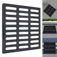 thumbnail image 4 of Cast Iron Sewer Grate Drain Catch Basin Cover Square Grilles Waste Drain Outdoor, 4 of 13