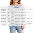 thumbnail image 3 of Nugftut Toddler Girls Thermal Tops Ruffled Crew Neck Base Layer Thermal Tops Warm Thermal Shirts Size 9-12 Months, 3 of 6