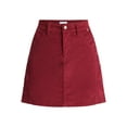 thumbnail image 5 of Time and Tru Women's Corduroy Mini Skirt, Sizes 0-20, 5 of 5