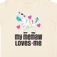 thumbnail image 4 of Inktastic My Memaw Loves Me Girls Zebra Girls Toddler T-Shirt, 4 of 5