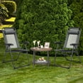 thumbnail image 5 of Aimee Lii 2 Pieces Patio Adjustable Folding Recliner Chairs with 7 Level Adjustable Backrest, Modern Patio Furniture for Outdoor Backyard Pool Deck-Gray, 5 of 10
