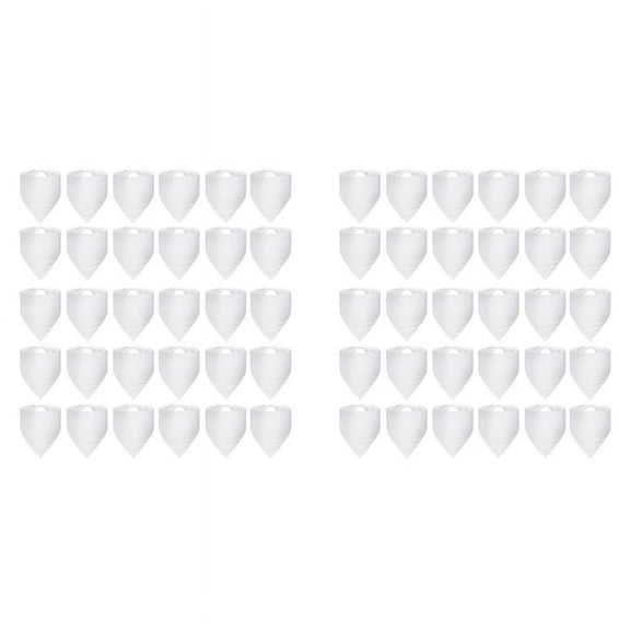 60 Pcs Sublimation Blank Pet Bandana Heat Transfer Washable DIY Triangle Dog Scarf Bibs Kerchief for Dogs Puppy Cats