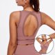 thumbnail image 3 of Sujetador de yoga, sujetador deportivo para mujer, top de fitness, moda para correr, yoga, gimnasio, ropa interior femenina S, 3 of 7