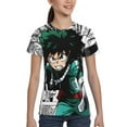 thumbnail image 4 of My Hero Academia Izuku Midoriya Kids T-Shirt 3d Printed Graphic T-Shirts Boys And Girls Short Sleeve Shirts For Youth Kids X-Small, 4 of 7