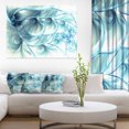 thumbnail image 1 of Light Blue Fractal Flower Soft Pattern - Floral Canvas Art Print, 1 of 3