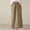 Khaki, variant on WWV Womens Long Skirts Elastic High Waisted Pocket Skirt Dress Summer Solid Color Casual Ladies Loose Fit Anniversary Skirt Khaki L