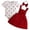 R18 Red, variant on Gerichy Toddler Kids Girl Shorts Outfit 12 18 24 Months 2T 3T 4T 5T Solid Color Ribbed Short Sleeve T-Shirt with Daisy Print Overall Shorts 2 Pcs Summer Clothing Printed Suspenders Suit