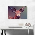 thumbnail image 2 of ARTCANVAS Geometric Deer Home decor Canvas Art Print - Size: 26" x 18" (1.50" Deep), 2 of 9