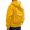 Yellow, variant on Men's Full Zip Hoodie with Built-in Backpack Pocket, Raglan Sleeve Utility Sweatshirt for Commute & Streetwear