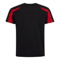 thumbnail image 2 of Just Cool Mens Contrast Cool Sports Plain T-Shirt, 2 of 4
