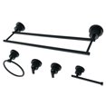 thumbnail image 1 of Concord Ensemble d'Accessoires de Salle de Bain 5 Pcs - Noir Mat, 1 of 1