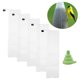 thumbnail image 3 of Juego de 6 comederos para pájaros con embudo para comida, malla para pinzones, para exteriores, jardín, ligeros, colgantes, para balcón, vida silvestre, con forma de cardo., 3 of 4