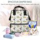thumbnail image 5 of Disketp Jungle Animal Mochila de Pañales de Gran Capacidad con Múltiples Bolsillos, Mochila de Viaje Multifuncional para Bebé, Unisex, Moderna y Resistente, 5 of 6