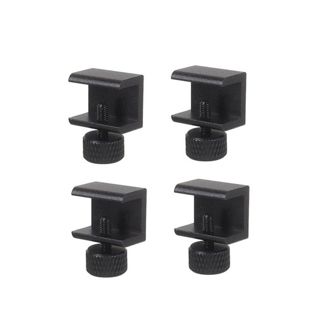 Seitruly Impresora 3D de 4 piezas, pinza para cama caliente, plataforma de impresión ajustable de aleación de aluminio, abrazadera de vidrio, accesorios Kits de mantenimiento de impresoras