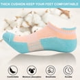 thumbnail image 5 of Loritta 6 Pairs Womens Socks Ankle Casual Low Cut Cushioned Running No Show Socks for Women, Size 6-8, 5 of 6