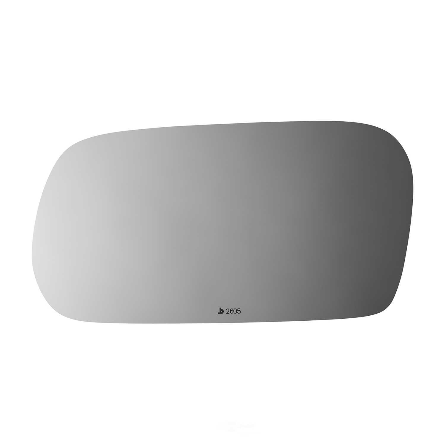 Burco Side View Mirror Replacement Glass - Clear Glass - 2605